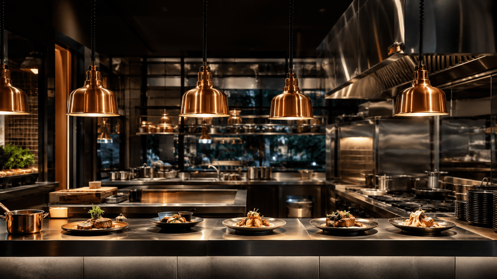 Cuisine restaurant avec volume fournisseur